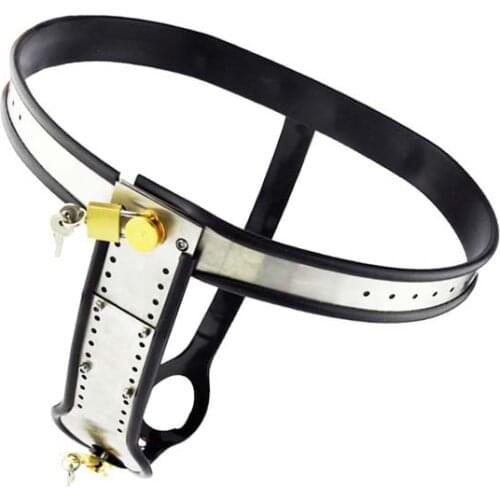 Stainless Steel Female Chastity Belt For Party Virgin lock erotic costumes women