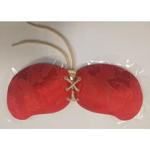 Women Self Adhesive Strapless Bandage Blackless Solid Bra Stick Gel Silicone Push Up womens underwear Invisible Bra