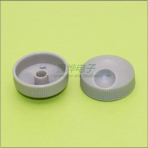10 pieces 32*13.5MM gray plastic knob potentiometer band switch knob flower shaft inner hole 6MM