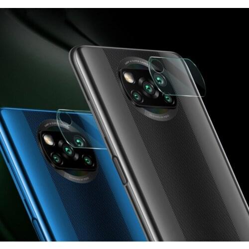 2PCS For Xiaomi Poco X3 NFC / M3 Clear Rear Back Camera Lens 9H Tempered Glass Protector Film