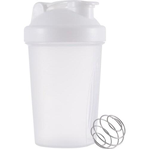 400 Ml Whey Protein Powder Mixing Bottle Sports Fitness Gym Bottle Outdoor Portable Plastic Drinking Bottle Sports Shaker Bottle