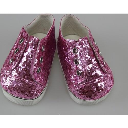Doll accessories shine shoes fit for baby 43cm Doll Children best Birthday Gift