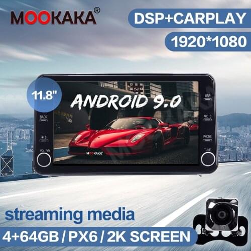 11.8'' MAX-PAD Android 9.0 64GB Car Multimedia Player GPS Navigation For Toyota Corolla 2019 2020 Car Auto Radio Stereo Headunit