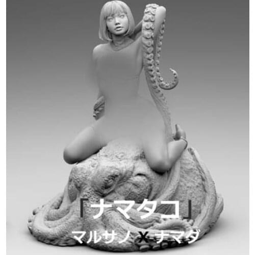 GK hand-made resin white mold octopus female white mold spot