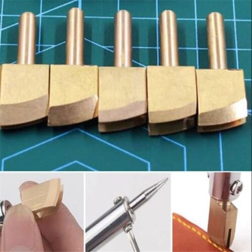 Leather Electric Edger Brass Edger Soldering Iron Burning Edge Leather Craft Edger Sealing Machine Leather Tool