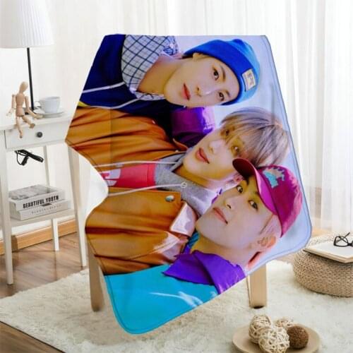 Musife Custom NCT Flannel Blanket Design Your own Blanket Flannel Blankets for Sofa DIY Dropshipping