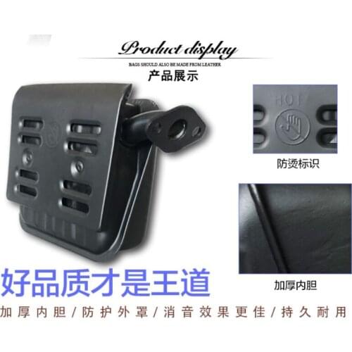 154F Exhaust Muffler Silencer FOR 152F 156F 1KW 1.5KW GASOLINE GENERATOR 1500 1800 Horizontal Engine Exhaust Pipe