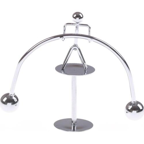 Kinetic Weightlifter Perpetual Motion Office Desk Decoration Metal Craft Perpetual Balance Home Decor Art Education Gift