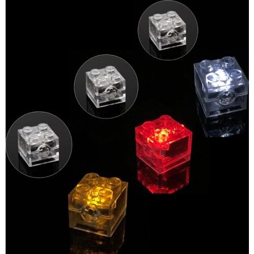 Flashing Premium LED Light Building Blocks Lamp Accessories for Gift Party Festival Decoration DIY Toy for Children