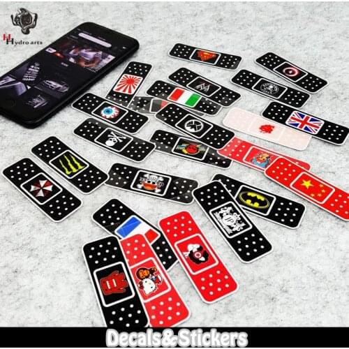 NO.L003 Funny Cartoon Band-Aid Sticker 3M Reflective Stickers Car Sticker Decals Racing Stickers Motorcycle