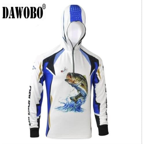 New Outdoor sport mens fishing clothes breathable quick dry Anti UV 40+ Anti-mosquit long sleeve hooded women fishing Shirts