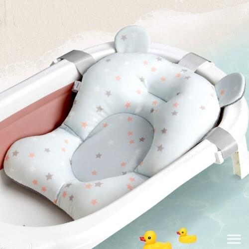 Cartoon Animals Safety Bath Mat Portable Baby Shower Bath Tub Pad Non-Slip Bathtub Mat Newborn Security Bath Support Cushion