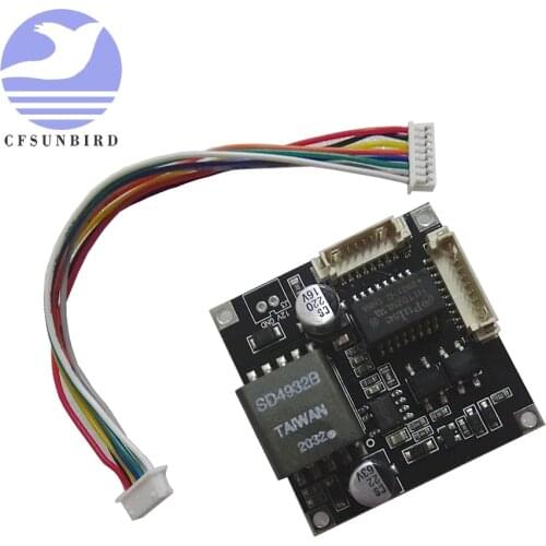 PoE Module board for Security CCTV Network IP Cameras Power Over Ethernet 12V 1A output IEEE802.3af compliant