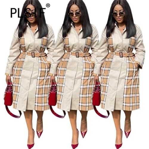 Женские длинные плащи PLSIF China At AliExpress