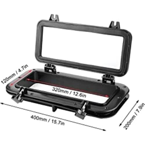 Rectangle Porthole Opening Portlight Rectangular Windows Temper 4MM Glass Ultraviolet Resistant 400x200mm For Boat Yacht RV
