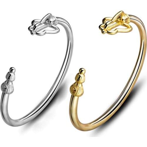 WQQCR Womens Fashion Bracelets and Bangle Summer Style French Open Bracelet Womens Rhinestones Beautiful Bracelet Jewelry