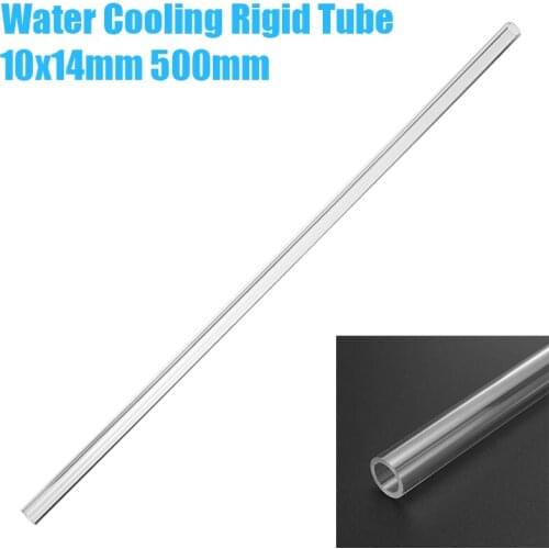 1PC 0.5M Water-cooled Pipe Hard Horse Tubing PETG Rigid Tube For PC Water Cooling Transparent 10x14mm