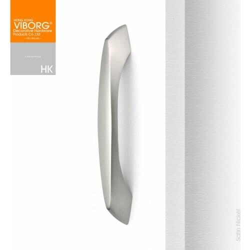 1 Piece)VIBORG Top Quality 160mm Zinc Alloy Modern Cabinet Cupboard Door Drawer Handles Pulls Pull brushed, SA-628