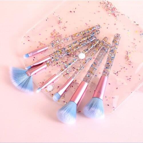 7pcs Makeup Brushes Tool Set Cosmetic Powder Eye Shadow Foundation Blush Blending Beauty Make Up Brush Makeup Tools For Women