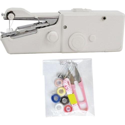 Mini Sewing Machine Cordless Portable Electric Handheld Sewing Machine for Kids E15B