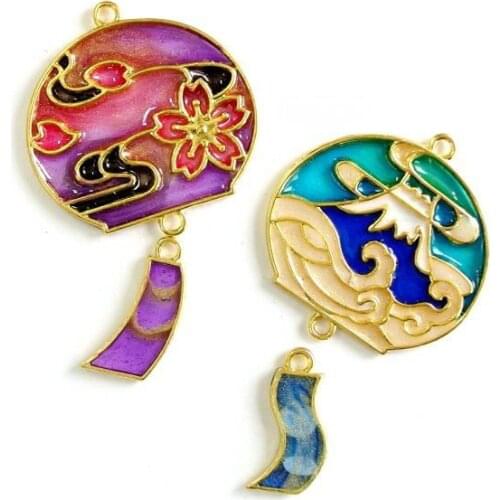 8PC/set Vintage Jewelry Accessories Hollow Lantern Charms Pendant DIY Tools UV Resin Jewelry Making Accessories for Jewelry