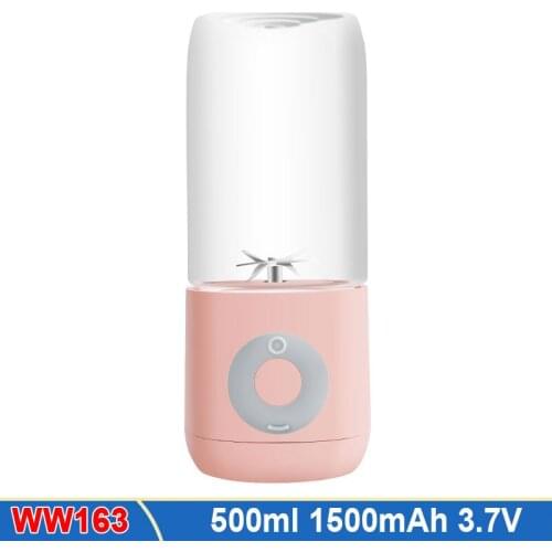 Mini Portable Juicer Cup with Long-lasting Battery LifeSmall Electric Household USB Charging 1500mAh Portable Mixing Cup