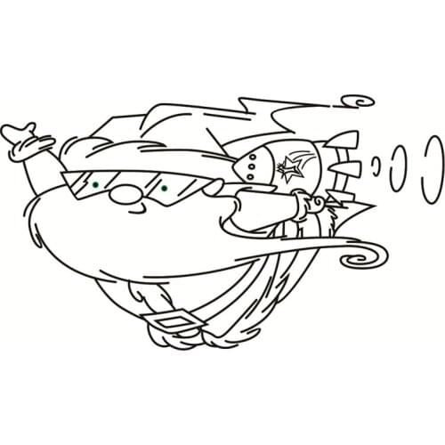 Santa claus Transparent Silicone Rubber Stamp Sheet Cling Scrapbooking DIY Cute Pattern Photo Album PaperCard