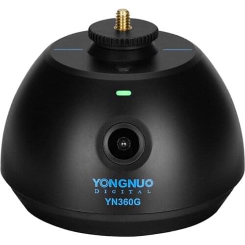 Yongnuo YN360G PID Control Pan Tilt Auto Motorized Rotating 60 Follow-up Shooting Video Tripod Head for Camera Smartphone