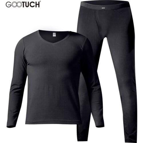 Plus Size Long Johns Set For Men Winter Warm Soft Thin Sports Style Modal Mens V Neck Pajamas Thermal Underwear Long Johns 022
