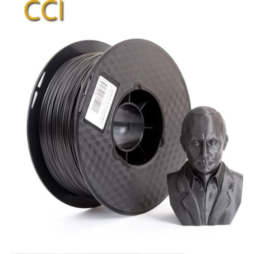 3D Printer Filament PLA Filled Carbon Filber 1.75mm 1KG CF-PLA 3D Printing Materials High Strength Black