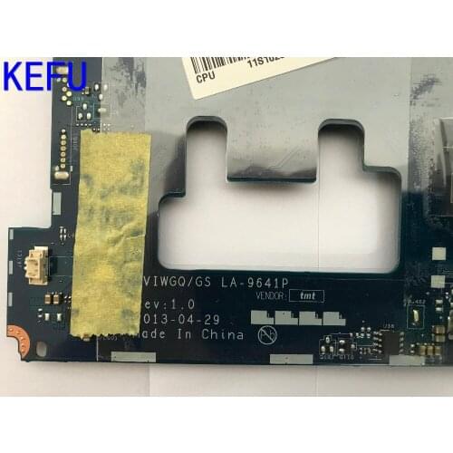 KEFU ,100% NEW ,stock. VIWGQ /GS LA-9641P Laptop Motherboard for Lenovo G510 Notebook mainboard.8750m, 2gb VIDEO CARD