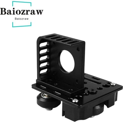 3D Printer V-slot Openbuilds X-axis Slider Aluminum Plate + Timing Belt Buckle + Wheel +motor Bracket for 2020 Profile Extruder