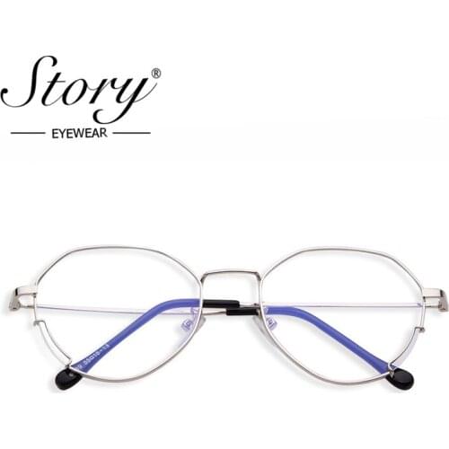 STORY retro round sunglasses women men 2019 luxury brand designer vintage ploygon glasses frame flat mirror eyewear PS6289A