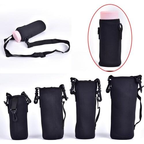 1Pc Neoprene Water Bottle Carrier Insulated Cup Cover Bag Holder Pouch with Strap Easy To Carry 550ML/750ML/950ML/1150ML