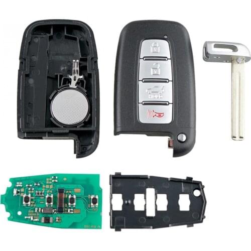 315MHz 4 Buttons Smart Remote Car Key Fob with Chip SY5HMFNA04 for Hyundai Sonata 2011 / 2012 / 2013 / 2014
