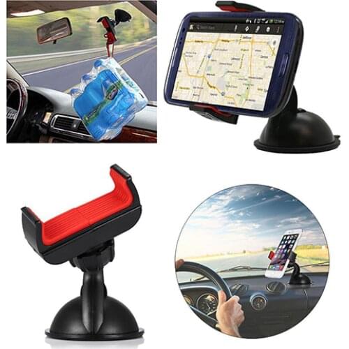 40% Dropshipping!!360 Degree Rotated Car Holder Windshield Mount Bracket Stand for Cell Phone GPS