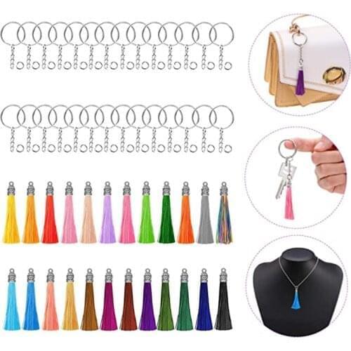 50Pcs 60mm Mini Tassels Vintage Leather Suede Tassel Phone Tassels for DIY Craft Jewelry Findings Pendant Earrings Accessories