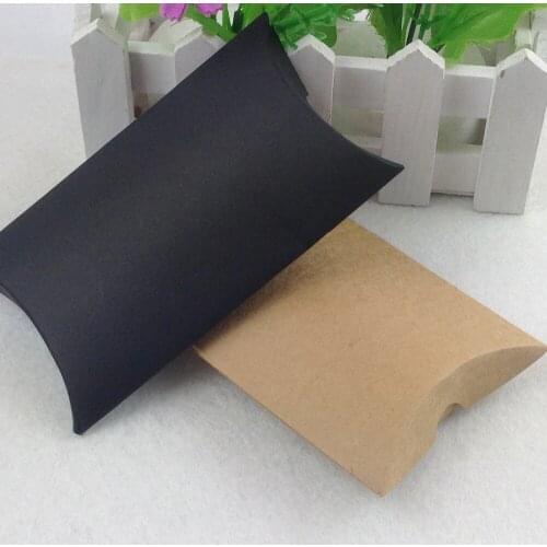 50pcs/lotNew Style Kraft Pillow Shape Wedding Favor Gift Box ,Party Candy Box Wholesales ACCEPT CUSTOM ORDER NEED ADD EXTRA COST
