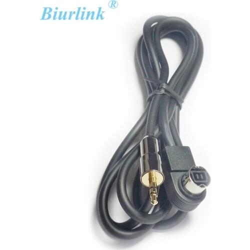 Biurlink Car Radio AI-NET KCA-121B Stereo Audio Wiring 3.5MM AUX Cable Input Adapter for Alpine 9887 105 117 9855