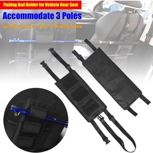 Hot Sale Fishing Rod Holder For Vehicle Rear Seat Accommodate 3 Poles Suitable For Most Types Of Fishing Tackle Wholesale CSV