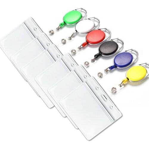 Name Card Holder Keychain Nurse Accessories Badges Set Lanyard ID Card Holder Neck Straps Nurse Business Card Holde Key Holder