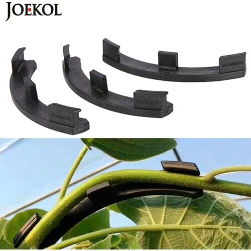 Curving Shaper for Dia. Less 10mm Plant Branch Plastic PP Twist Tree Twig Retaining Clip Garden Shaped Lock Tie Clips