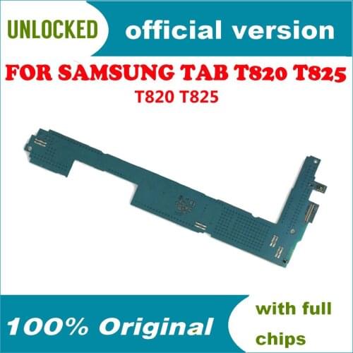 Full chip Motherboard Good working logic baord Android OS Original Unlocked for Samsung Galaxy Tab S3 T820 T825 Motherboard