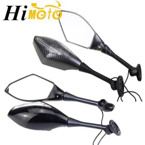 Motorcycle Integrated LED Turn Signal Rear View Side Mirrors For Honda CBR1000RR 04-07 CBR600RR 03-14 13 12 11 10 09 08 07 06 05