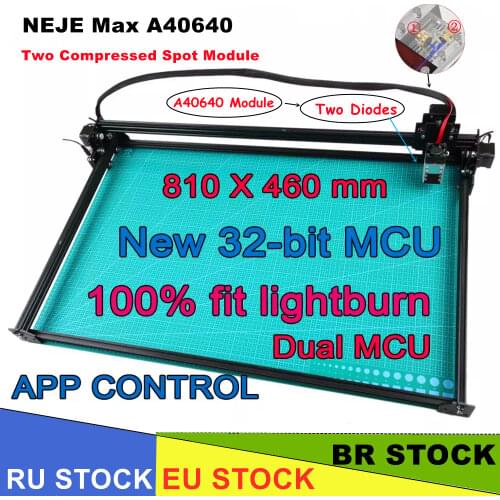 NEJE Master 2s Max 80W CNC Router Laser Wood Engraver Cutting Cutter Engraving Machine Lightburn Bluetooth App Control for MDF