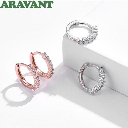 2021 New Arrival 925 Sterling Silver Hoop Earring For Women Wedding Jewelry Gift