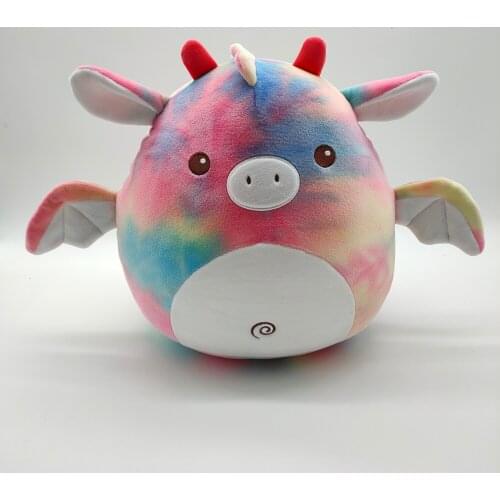 30CM Various Colors Lovely Winged Dragon and Pig Unicorn Plush Pillow Flying Dragon Doll Childrens Birthday Gift