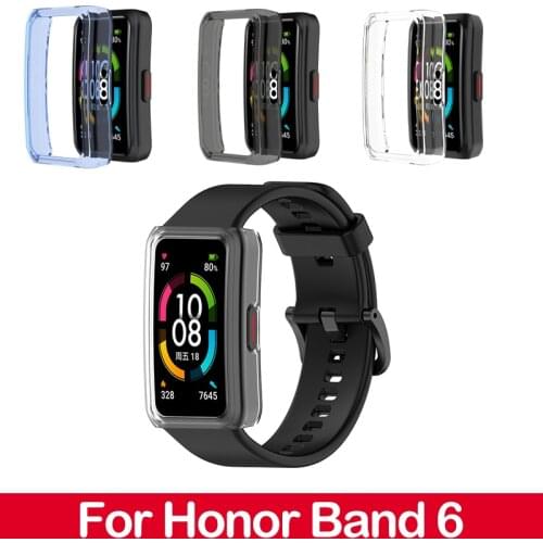 Full Edge Smartwatch Soft Protective Film Full Cover Protection For Huawei Honor Band 6 Watch Screen Protector Case High Quality