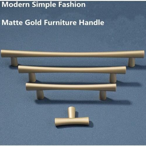 96 128 192mm modern simple fashion matte gold kitchen cabinet wardrobe solid handle BLACK drawer tv cabinet cupboard knob pull