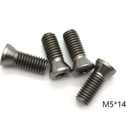 Screw M5 M6 50pcs M5x10 M5x14 Silver White Screws CNC Lathe Machie Cutting Fittings Fast Tool Parts